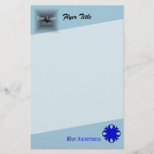 Flyer Blue Clover Ribbon por Kenneth Yoncich