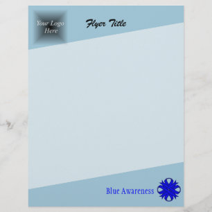 Flyer Blue Clover Ribbon por Kenneth Yoncich