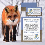 Flyer Blue Fox, Veterinarian, Serviço Veterinário<br><div class="desc">Blue Fox,  Veterinarian,  Veterinary Service Advertising Flyer by The Cartão de visita Store.</div>