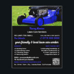 Flyer Blue Garden Lawn-Mower, Serviços de Cuidados Lança<br><div class="desc">Azul Garden Lawn-Mower,  Serviços de Cuidados Lançados Folheto Publicitário da Loja de Cartão de visita.</div>