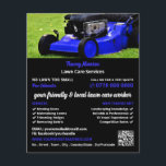 Flyer Blue Garden Lawn-Mower, Serviços de Cuidados Lança<br><div class="desc">Azul Garden Lawn-Mower,  Serviços de Cuidados Lançados Folheto Publicitário da Loja de Cartão de visita.</div>