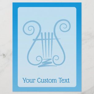 Flyer Blue Lyre