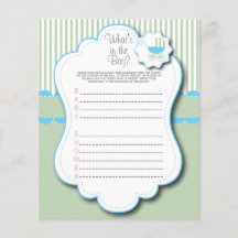 Blue & Mint Green Baby Buggy - O que há no Saco?
