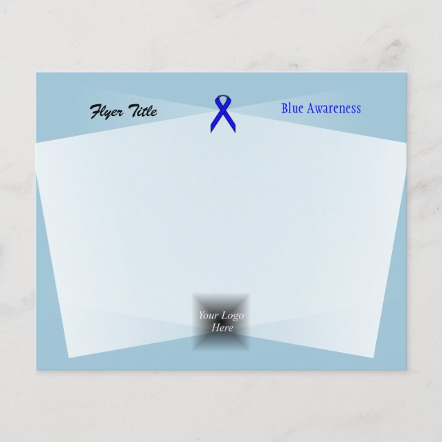 Flyer Blue Standard Ribbon por Kenneth Yoncich (Frente)