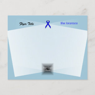 Flyer Blue Standard Ribbon por Kenneth Yoncich