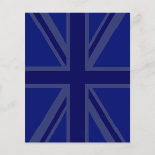 Flyer Blues para bandeira britânica de bandeira da Uni
