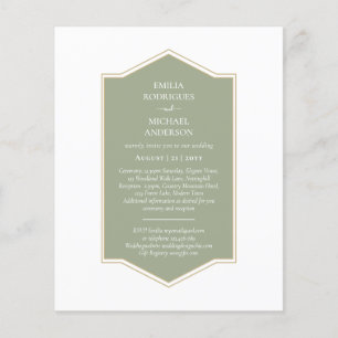 Flyer Boda de Orçamento Bilíngue Espanhol Casamento