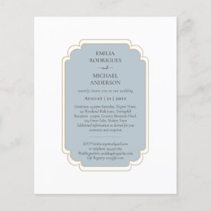 Flyer Boda de Orçamento Bilíngue Espanhol Casamento 