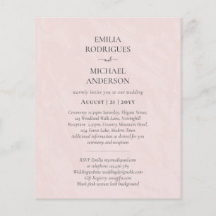 Flyer Boda Espanhola de BILINGUAL, com dupla face orçam