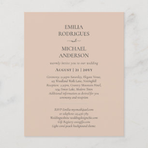 Flyer Boda Espanhola de BILINGUAL, com dupla face orçam