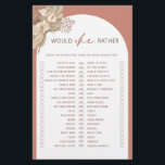 Flyer Bohemian, ela faria preferencialmente de jogador d<br><div class="desc">Projetada para coordenar com a nossa Coleção de Grass Boho Terracotta Pampas, este estilo boêmico que ela faria com que o jogo de chá de panela exibisse a tendência e a arca popular nas matizes de terracota. Para personalização mais avançada deste design, por exemplo, alteração do layout, da fonte ou...</div>