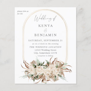 Flyer Boho Beige Floral 3
