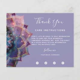 Flyer Boho Nebula Bloom | Design Mandala