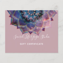 Flyer Boho Nebula Mandala, Mística