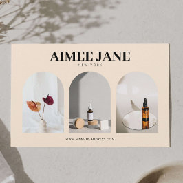 Flyer Bold Minimalist Boutique, Salon Photo Trio Ivory