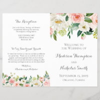 Boletins do Programa de Casamento de Flor Rosa e B