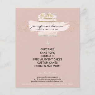 Flyer Bolos Personalizados para Padaria de Todas as Ocas