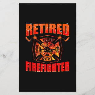 Flyer Bombeiro Americano Flag Red Line EUA Bombeiro