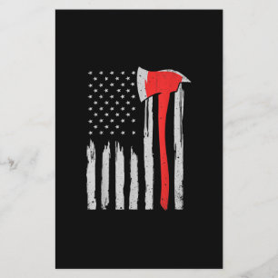 Flyer Bombeiro Vermelho do Bandeira Americano