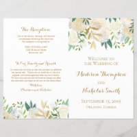 Booklets do Programa Casamento de Flores Douradas 