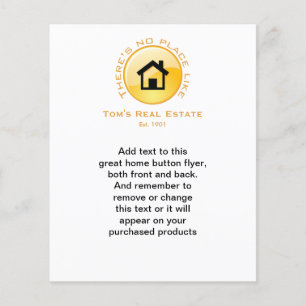 Flyer Botão Sem Lugar Como Casa