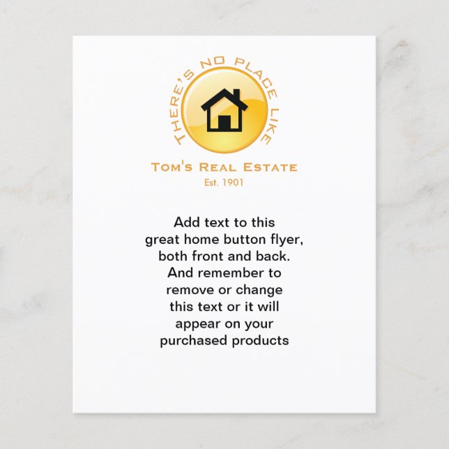 Flyer Botão Sem Lugar Como Casa (Frente)