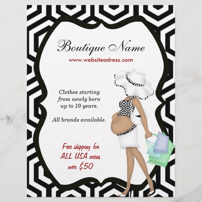 Flyer Boutique online (Frente)