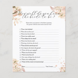 Flyer Branca Negra Moderna Como Você Conhece A Noiva?