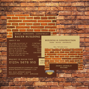 Flyer Brick Wall, Building Firme, Projeta Publicidade
