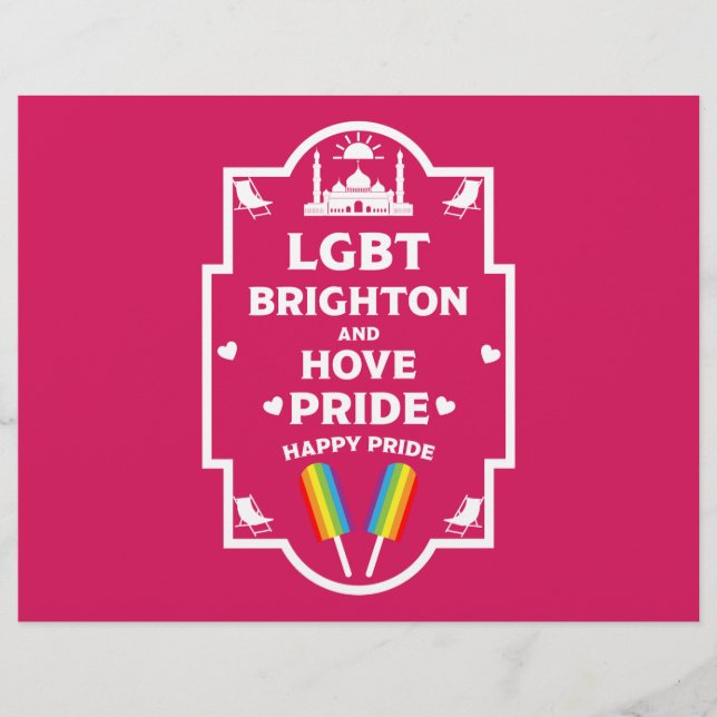 Flyer Brighton Orgulho gay (Frente)