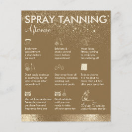 Flyer Bronzeamento por Spray Cuidados Pós-Aplicação de P