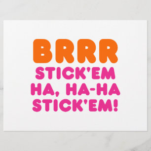 FLYER BRRR OS MANTENHA AQUI, HA-HA VÊ-LOS!