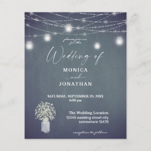 Flyer Budget Baby's Breath BG Chalkboard String Lights