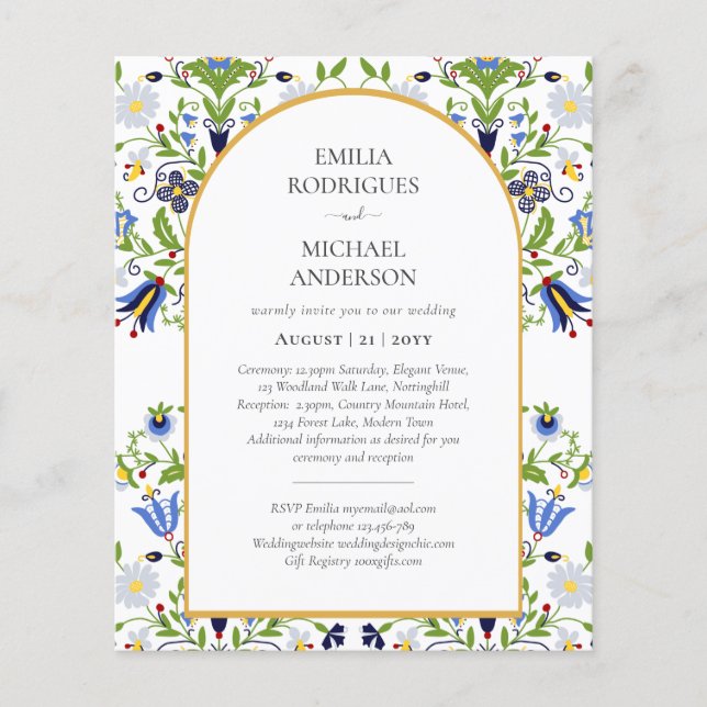 Flyer BUDGET BILINGUAL BILINGUAL BILINGUAL Wedk Art (Frente)