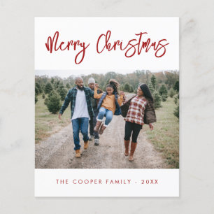 Flyer Budget Christmas Card