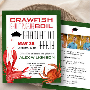 Flyer BUDGET Crawfish Boil 3 Photo FORMANDO Convite de f