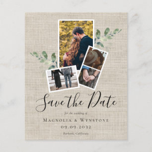 Flyer BUDGET Eucalyptus Burlap Casou Salve A Data