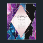 Flyer BUDGET Glitter Glam Foil Bonito Menina Qualquer Id<br><div class="desc">*** OBSERVAR que esta opção de orçamento é um folheto (envelopes NÃO incluídos), daí o preço baixo - o SATIN é a opção mais espessa aqui. Para mais opções de convite (tipos de papel/cartão mais espessos/maiores TRANSFERIR para 'convite' usando as ferramentas de página *** FAQS *** Este item tem campos...</div>