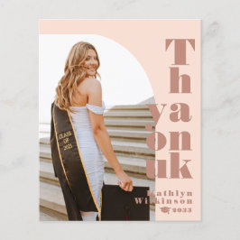 Flyer BUDGET Modern Rosa Pink Arch Photo Formando Obriga