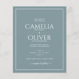 Flyer BUDGET Sage MONOCHROME