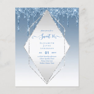 Flyer BUDGET SWEET16 Derrame de brilho