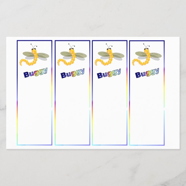 Flyer Buggy Book Mark (Frente)