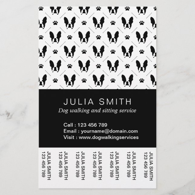 Flyer Buldogue Francês (Frente)