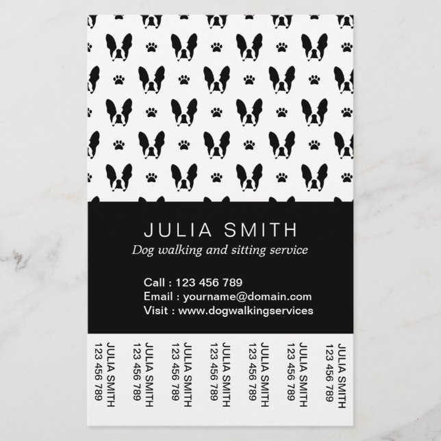 Flyer Buldogue Francês (Frente)