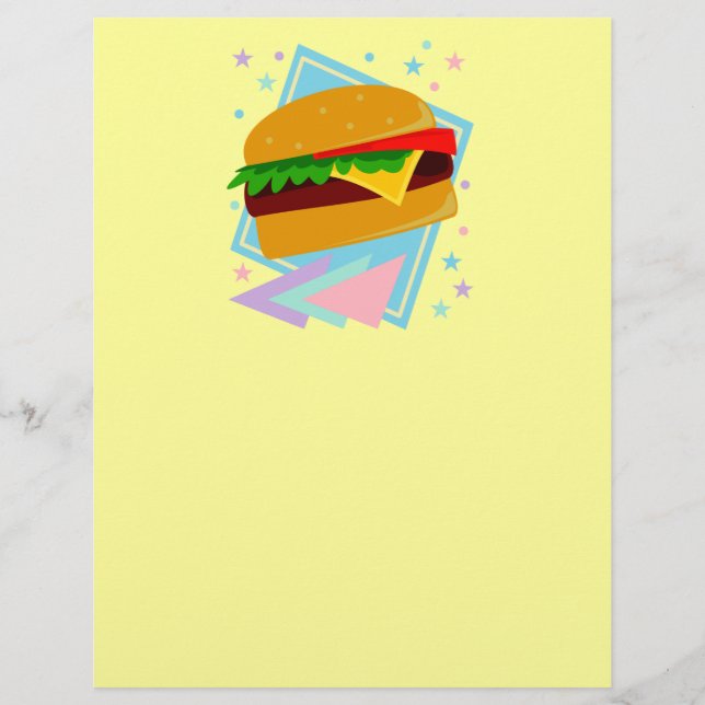 Flyer Burger Bonito Yummy (Frente)