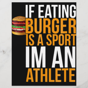 Flyer Burger Hamburger CHURRASCO Humor Engraçado Pun Ide