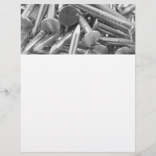 Flyer Cabeçote das unhas da carpintaria