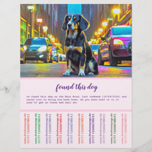 Flyer Cachorro e gato