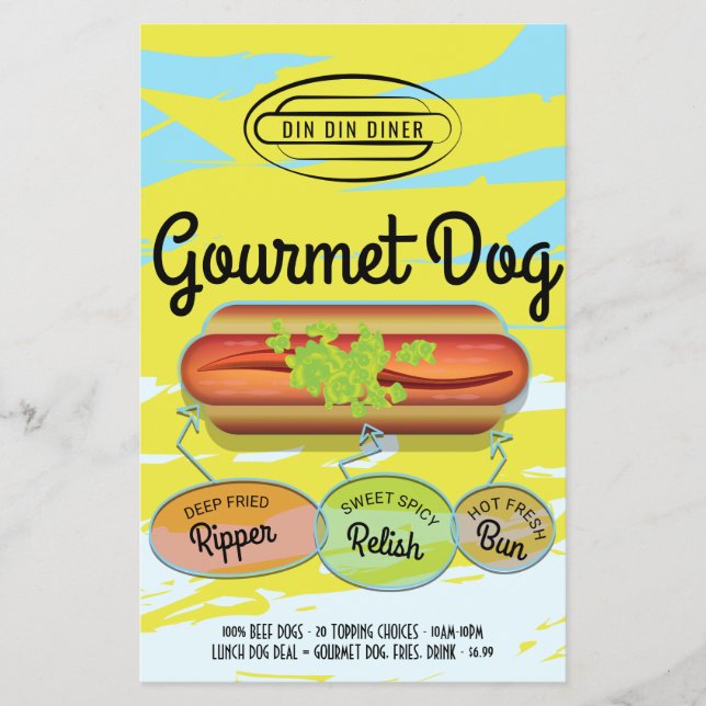 Flyer Cachorro Quente (Frente)