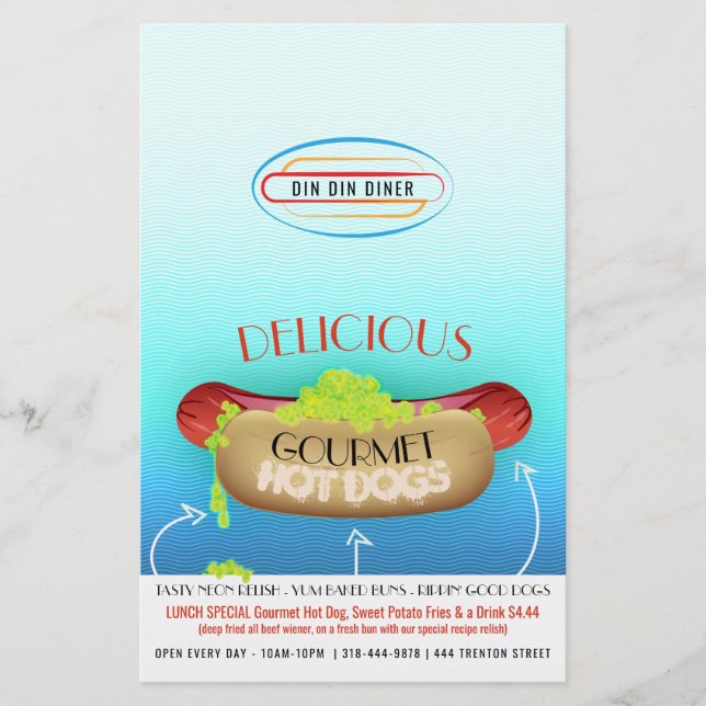 FLYER CACHORRO-QUENTE GOURMET (Frente)